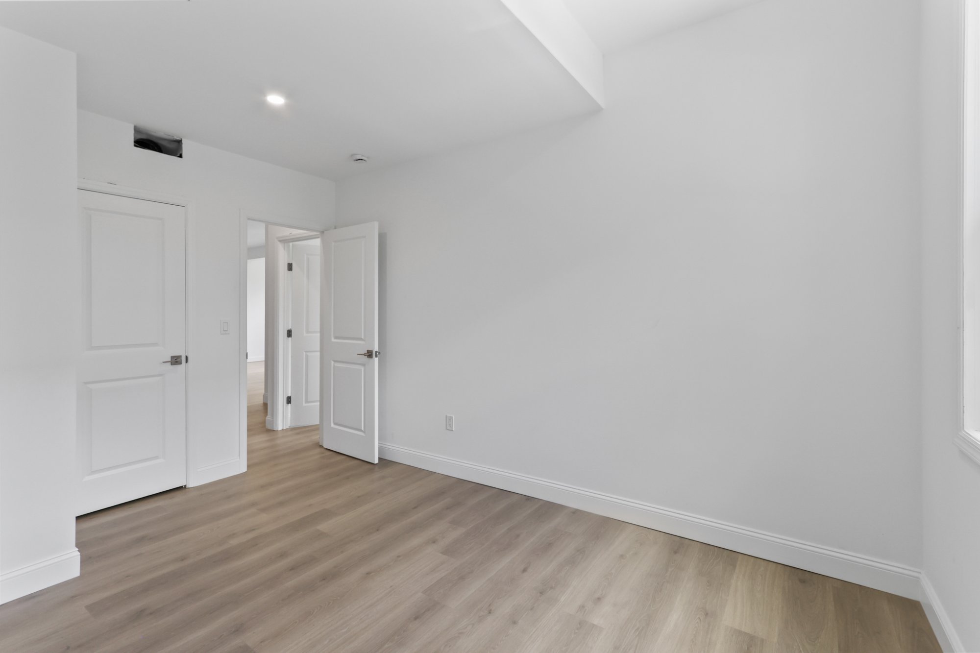 Bedroom with closet